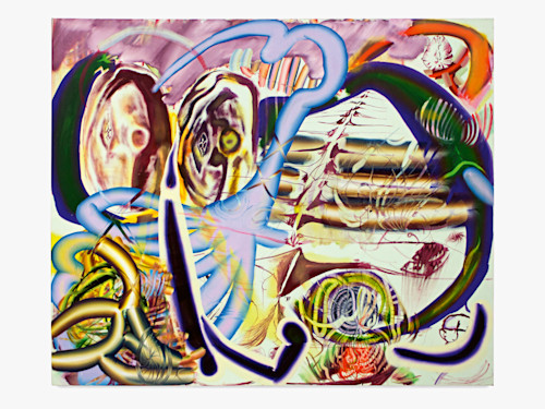 Lauren Quin, Clutch for Spines, 2020. Oil on canvas, 60 x 72 in (152 x 183 cm)