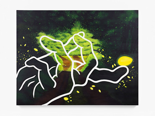 Hiejin Yoo, Light of Dreams, 2023. Oil on linen, 75 × 96 in (191 x 244 cm)