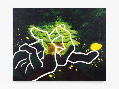 Hiejin Yoo, Light of Dreams, 2023. Oil on linen, 75 × 96 in (191 x 244 cm)