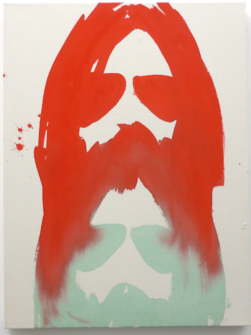Liz Markus, You’re Gonna Rise, 2007. Acrylic on unprimed canvas, 30 x 22 in, 77 x 57.5 cm