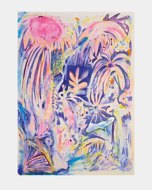 Jim Thorell, Xanax Reef, 2015. Acrylic on canvas, 83 x 59 in, 210 x 150 cm