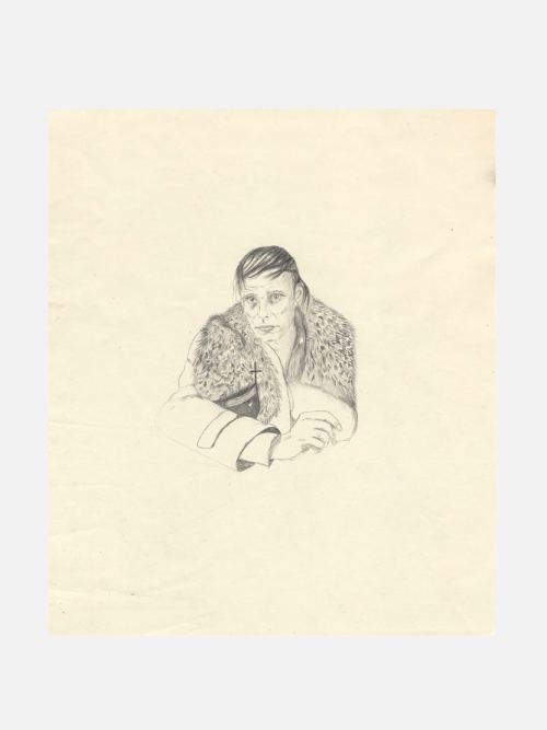 Anna Norlander, Joseph Beuys, 2005. Pencil on paper, 10 x 8 in, 25 x 20 cm