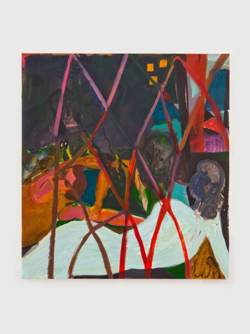 Jackie Gendel, All Through The Night, 2012. Oil on canvas over panel, 26 x 24 in, 66 x 61 cm