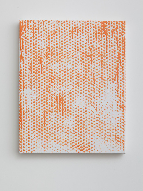 Jack Siegel, Untitled, 2014. Resin and gouache on canvas, 20 x 16 in, 51 x 41 cm