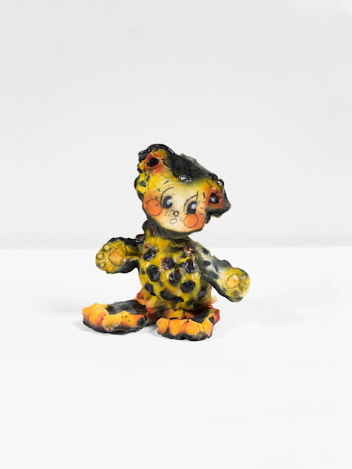 Diana Yesenia Alvarado, Polka Dottie, 2022. Ceramic, 8 x 6 x 3 in (20 x 15 x 8 cm)