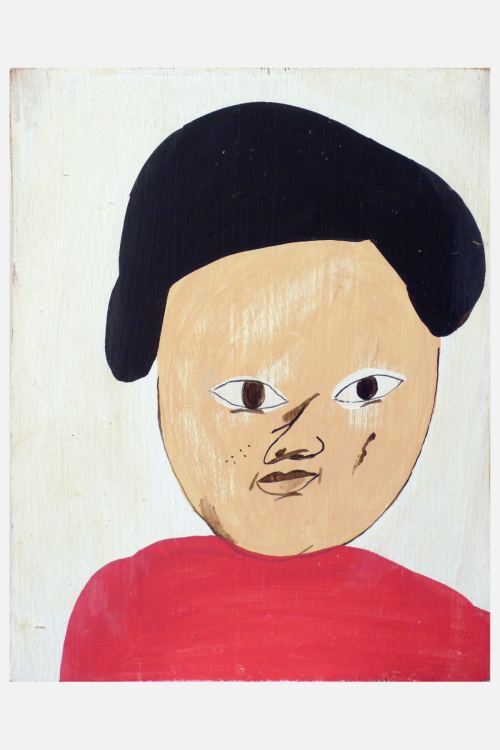 Eddie Martinez, Untitled, 2004. Acrylic and gouache on panel