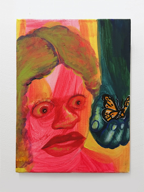 Cheyenne Julien, Immersion Therapy, 2017. Acrylic on canvas, 12 x 9 in, 30 x 23 cm