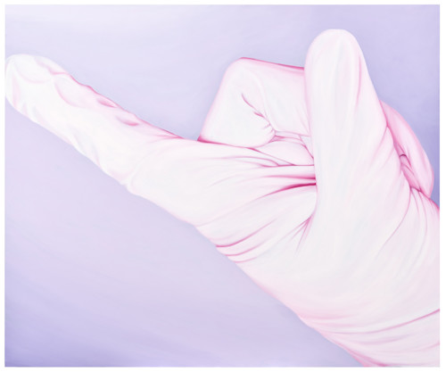 Anna Camner, Spinning, 2023. Oil on acrylic sheet, 100 x 120 cm (39.4 x 47 in)