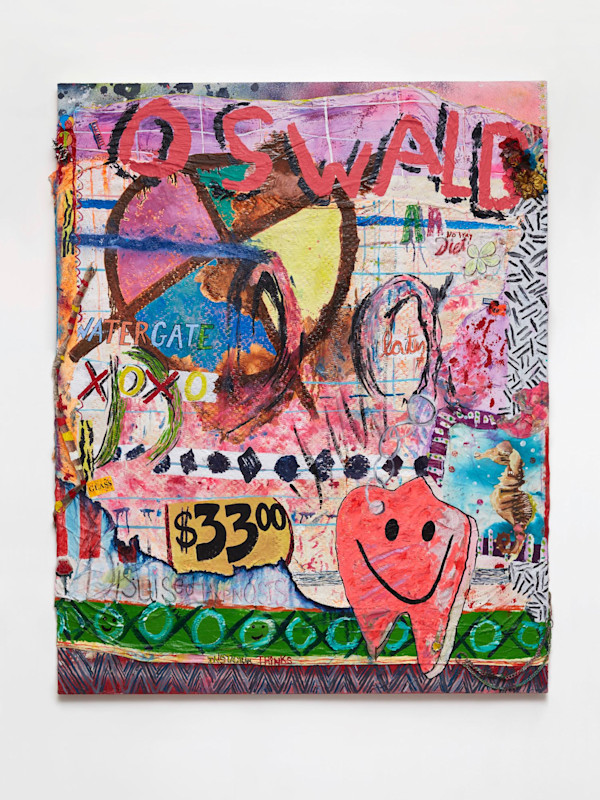 Oil and various on muslin over canvas, 60 x 48 in, 152 x 122 cm