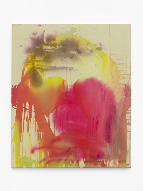 Liz Markus, Dew Drop Hill, 2022. Acrylic on canvas, 72 x 60 in (183 x 152 cm)