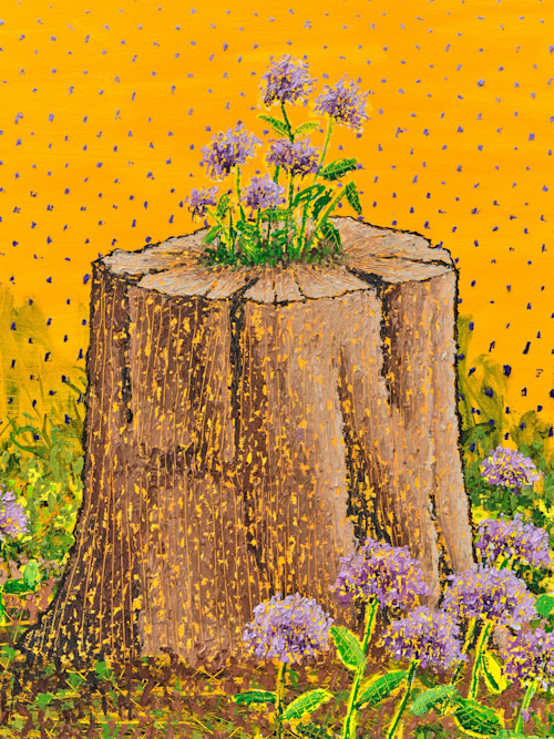 Ross Caliendo, Untitled (Stump), 2023, Detail. 