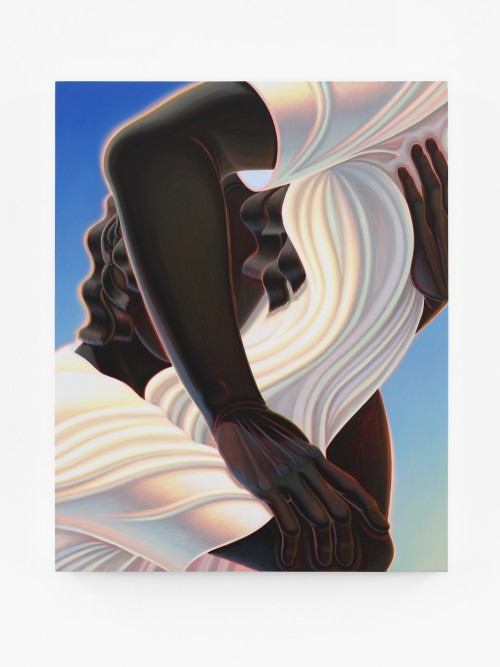 Alex Gardner, Coattails, 2022. Acrylic on canvas, 30 x 24 in (76 x 61cm)
