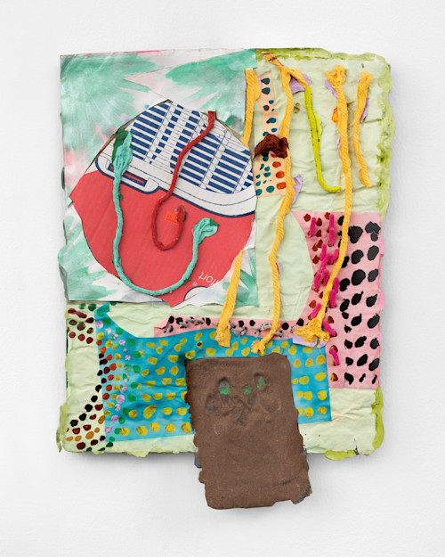 Brian Belott, Proto-Puff, 2014-2018. Mixed media, 22 x 16 in, 56 x 41 cm