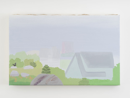 Daniel Heidkamp, Another Vapor World, 2016. Oil on linen, 15 x 24 in, 38 x 61 cm