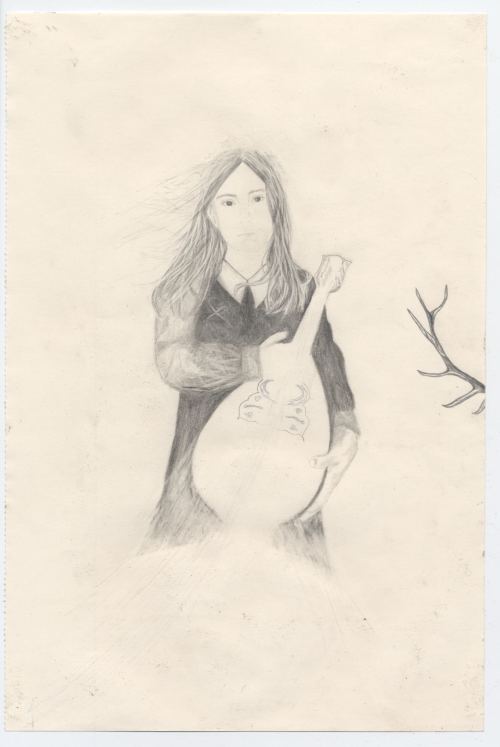 Anna Norlander, The Silent Knight, 2006. Pencil on paper, 11 x 8 in, 28 x 20 cm