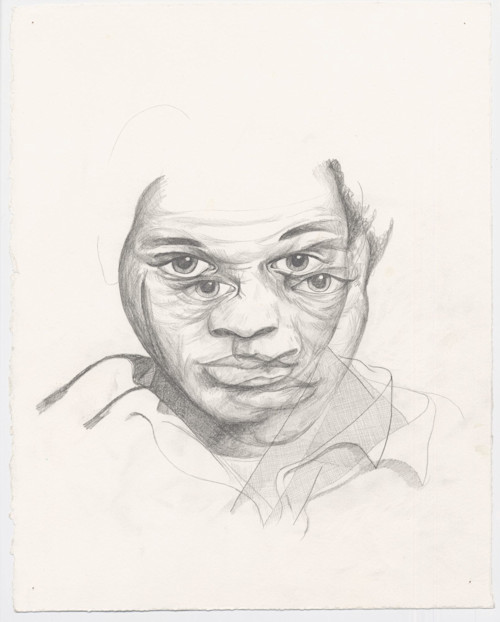 Brian Degraw, Untitled John Lee Malvo, 2005. Pencil on paper, 14 x 11, 36 x 28 cm