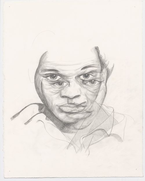 Brian Degraw, Untitled John Lee Malvo, 2005. Pencil on paper, 14 x 11, 36 x 28 cm