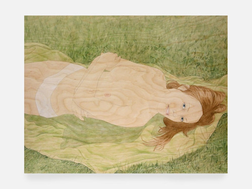Suzannah Sinclair, Darling Don't Despair, 2007. Watercolor and pencil on birch panel, 20 x 26 in, 51 x 66 cm