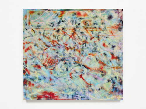 Katarina Caserman, Clouding Together, 2026. Oil on canvas, 135 x 150 cm, (53 x 59 in)