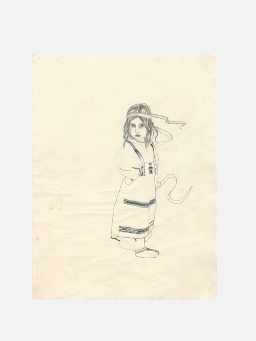Anna Norlander, Pepper, 2004. Pen on paper, 10 x 8 in, 25 x 20 cm