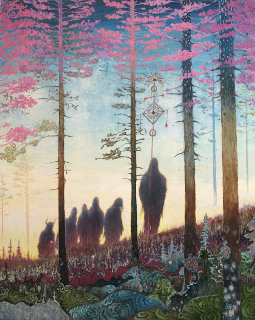 Danilo Stankovic, I Vargtimma, 2013. Oil on canvas, 200 x 160 cm