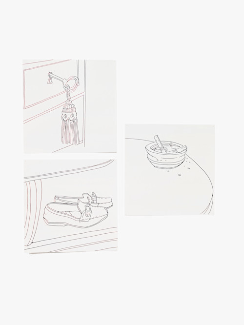 Dag Erik Elgin, Evening drawings, 2019. Ink on hahnemühle paper