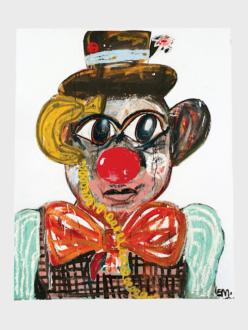 Eddie Martinez, Is This Thing On?, 2008. Mixed media on canvas, 60 x 48 in, 152 x 122 cm