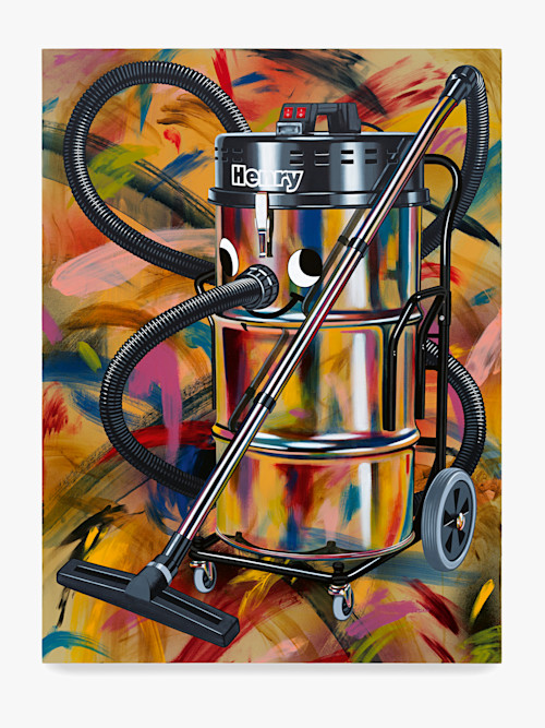 Henry Gunderson, Henry Sux #1, 2020. Acrylic on canvas, 40 x 30 in (102 x 76 cm)