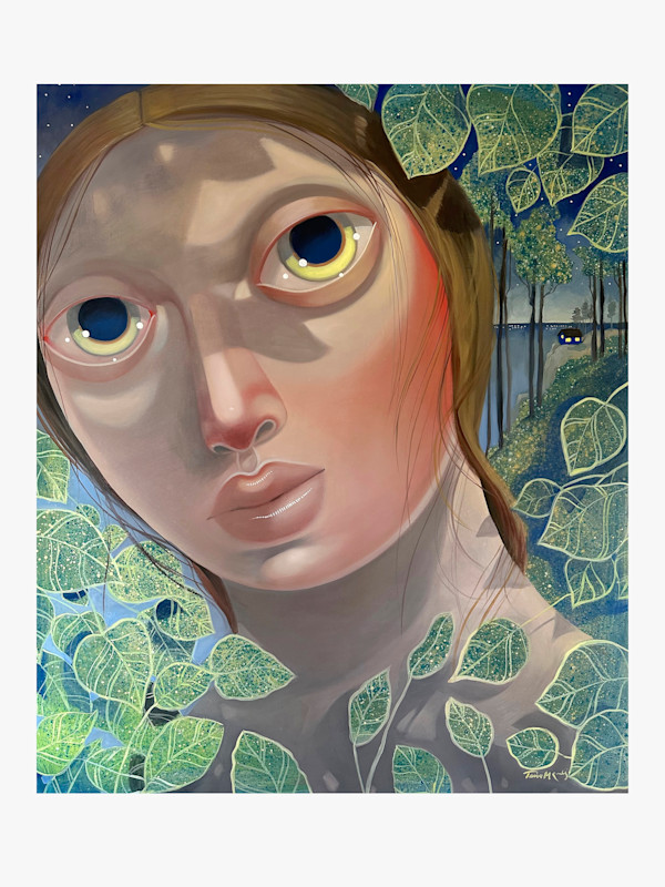 Oil on linen, 60 x 50 in (153 x 127 cm)