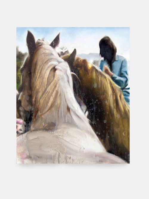 Till Gerhard, Pferdeflusterer, 2007. Oil on canvas, 24 x 20 in, 60 x 50 cm