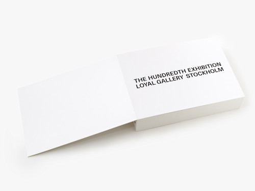 The Hundredth Exhibition, Catalogue. 