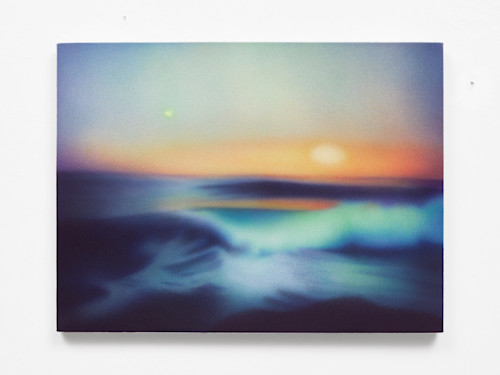 Aryo Toh Djojo, Breather, 2025. Acrylic on canvas, 12 x 16 in (30 x 41 cm)