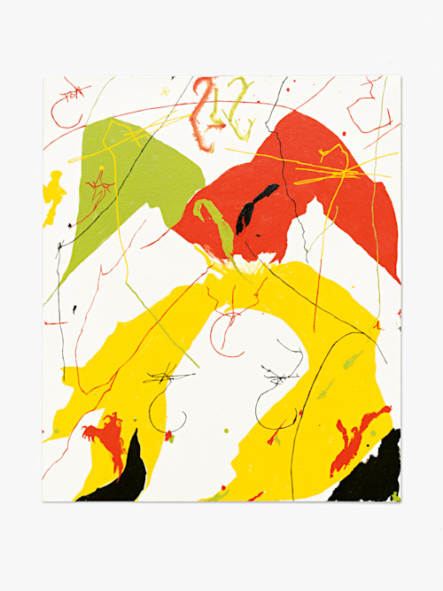 Maysha Mohamedi, Waxing Surfboard Percussion, 2020. Oil on canvas, 35 x 29 in (89 x 74 cm)