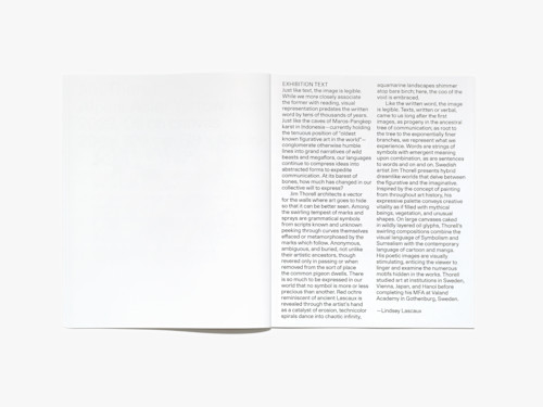 Jim Thorell, Subway Doves, Catalogue. 
