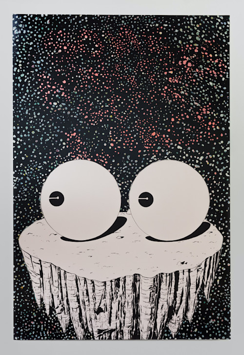 Mark Thomas Gibson, Beholder, 2016. Acrylic on canvas, 60 x 40 in, 152 x 102 cm
