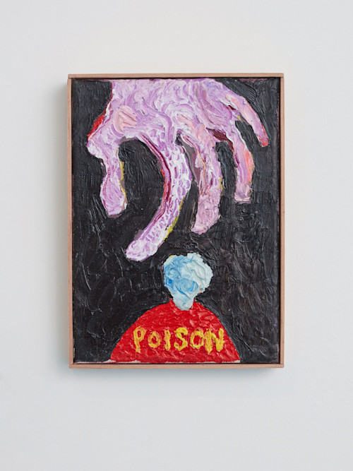 Constance Tenvik, Vengence! Death! Death for Me Too!, 2017. Oil on canvas, 23 x 17 cm