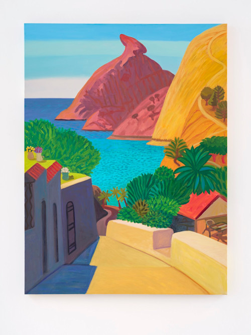 Daniel Heidkamp, Visions of Figuerolles, 2021. Oil on linen, 48 x 36 in (122 x 91 cm)
