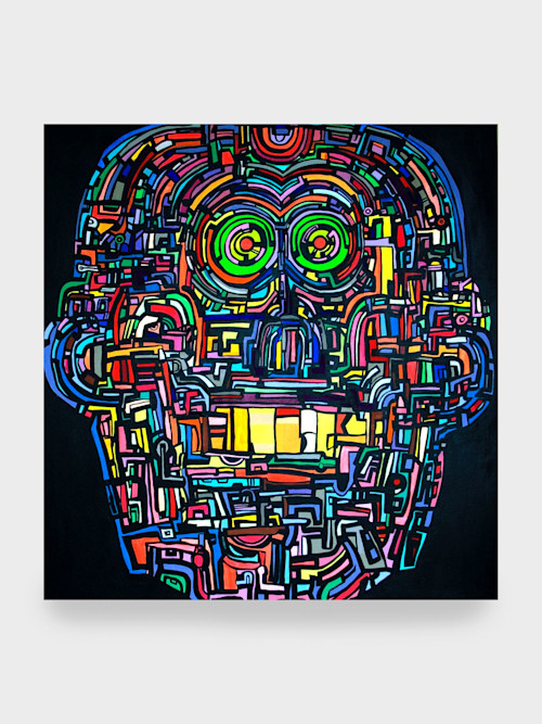 Joe Grillo, Dr Dre Detox 2, 2010. Acrylic on canvas, 65 x 62 in, 167 x 158 cm