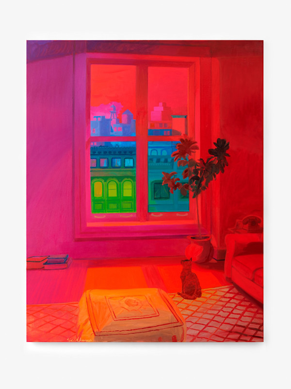 Oil on linen, 64 x 51 in (163 x 130 cm)