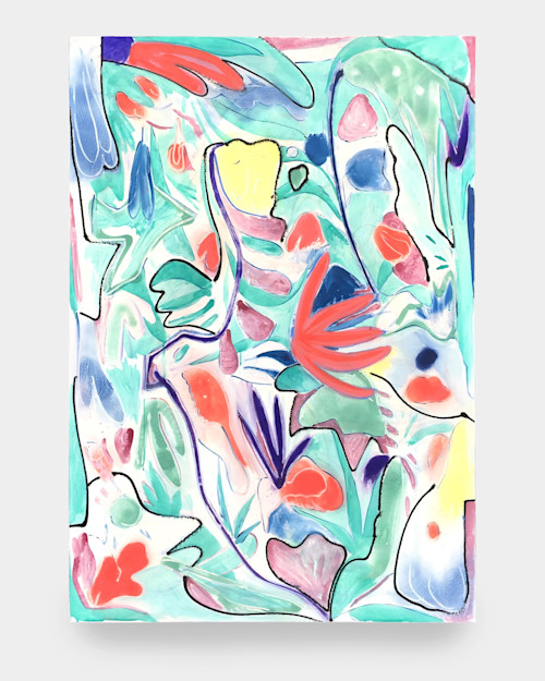 Jim Thorell, Ice Bursting Buds, 2016. Oil and acrylic on canvas, 79 x 55 in, 200 x 140 cm