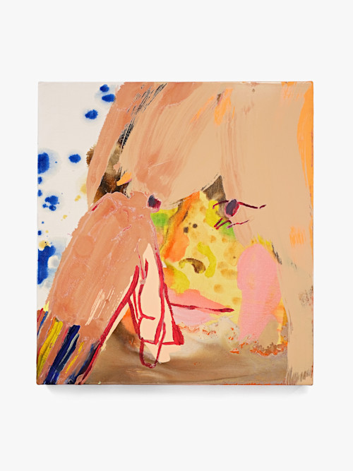Sarah Faux, Cookie, 2019. Oil on canvas, 22 x 20 in (56 x 51 cm)
