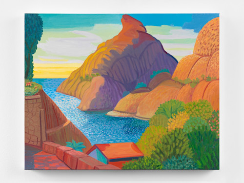 Daniel Heidkamp, Figuerolles, 2019. Oil on linen, 24 x 30 in, 61 x 76 cm