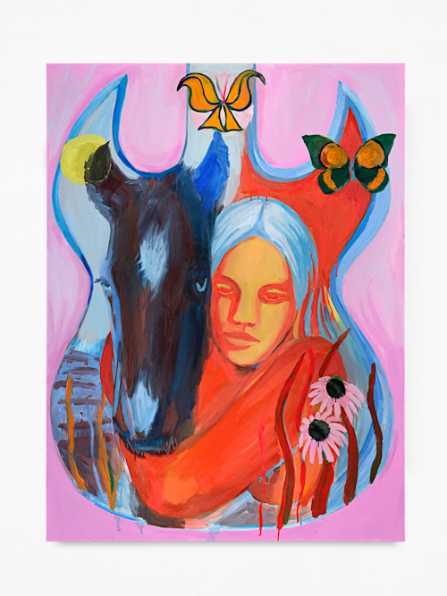 Sonya Sombreuil, Cheerilee (Earth Pony), 2024. Oil on canvas, 48 x 36 in (122 x 91 cm)