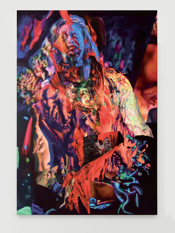 Acrylic on canvas, 55 x 36 in, 140 x 92 cm