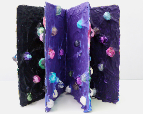 Brian Belott, Untitled, 2008. Mixed media collage book, 8 x 6 x 4 in, 20 x 15 x 10 cm (1)