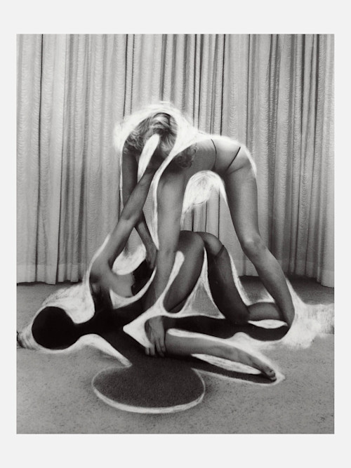 Jurgen von Duckerhoff, Untitled, 2011. Erasing of a print, 35.5 x 29 cm