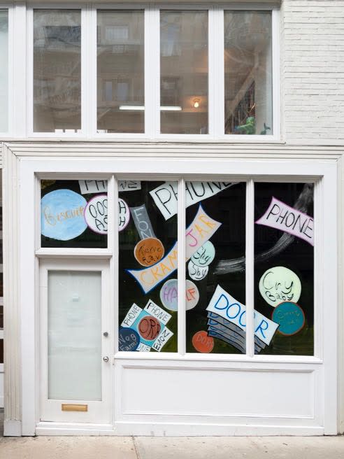 Brian Belott, Window installation, 2014. 
