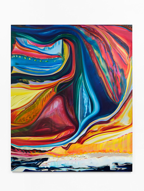 Jin Jeong, Shadowed Calm, 2024. Oil on linen, 82 x 68 in (208 x 173 cm)