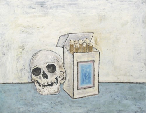 Wes Lang, Souvenir, 2006. Acrylic on canvas, 101 x 132 cm