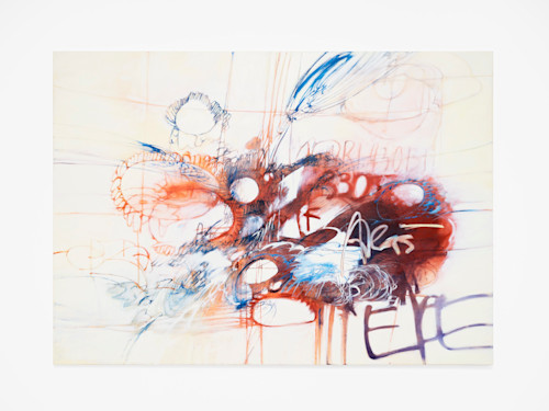 Jim Thorell, Plum Depth Deputy, 2023. Oil on canvas, 100 x 140 cm (39 x 55 in)